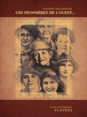 cover image of Ces pionnières de l'Ouest